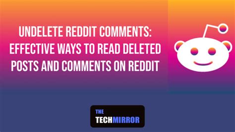 deleted reddit posts|undelete reddit post.